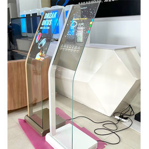 หน้าจอสัมผัส <span class=keywords><strong>OLED</strong></span> แบบโปร่งใสขนาด 55 นิ้ว บางเฉียบ ตั้งพื้น สำหรับร้านค้าปลีกและระบบบอกทางในลิฟต์ - Product Image 1