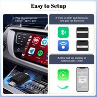 Boîte intelligente Phoebus Link pour CarPlay portable, adaptateur sans fil pour voiture, dongle Android Auto, USB Type-C, garantie 1 an
