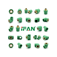 IFAN Matériaux de plomberie les plus vendus : Raccords coudés, en T, accessoires, connecteurs de tuyaux d'eau PPR injectés, vannes et raccords en plastique PPR