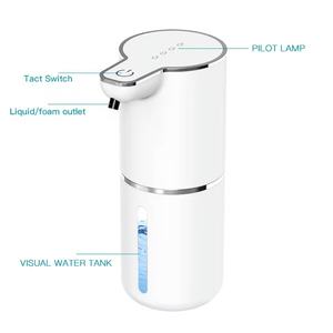 Dispensador automático de jabón líquido negro, dispensadores de gel de champú montados en la pared sin contacto con USB para el hogar - Product Image 5