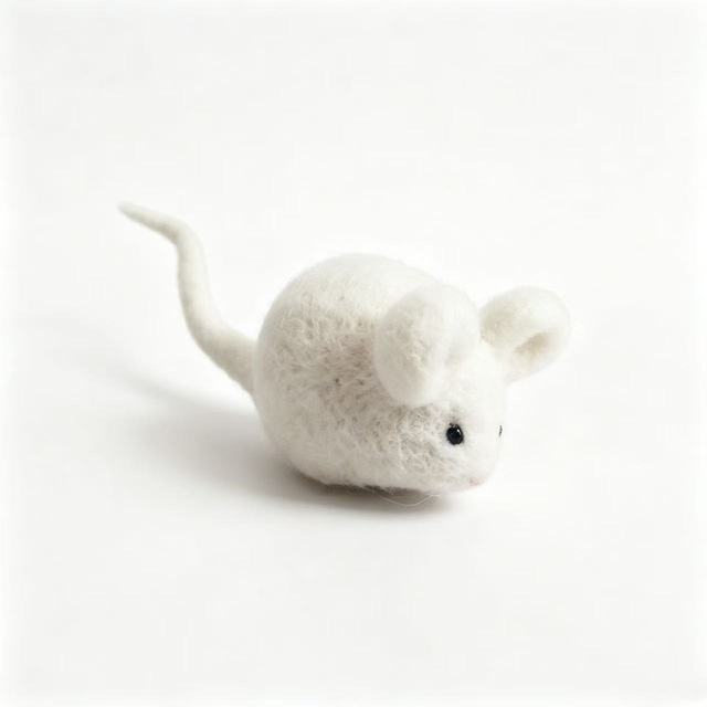 High Density Handmade Wool Felt Mouse Toy Non Irritating Raw Material Natural Catnip Inside Pet Chew Accessory for Cat Exercise
