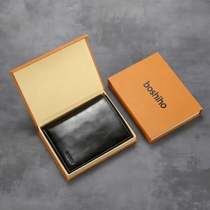 Boshiho Custom Passport Cover Genuine Leather RFID Travel Slim Business Credit <b>Card</b> <b>Protector</b> Wholesale Passport Holder - Product Image 6