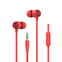 Auriculares estéreo HD con controlador dinámico de 10mm con cable con micrófono Jack de 3,5mm TWS Compatible para juegos de viaje, computadora, uso de teléfono