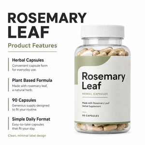 Private <b>Label</b> OEM/ODM 100% Natural Rosemary Leaf Extract Powder Carnosic Rosmarinic Acid 5%-95% Immune Support - Product Image 3