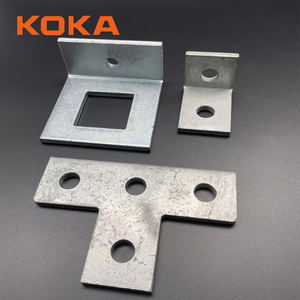 Accessoires de canal galvanisés électriques galvanisés plongés à chaud de garnitures de plat plat de contrefiche - Product Image 2