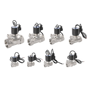 Vanne solénoïde 40 mm AC 220 V, type diaphragme, normalement fermée, pour le contrôle de l'eau industrielle dans les milieux acides et alcalins faibles - Product Image 4