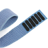 Cinta de gancho y bucle de nailon autoadhesiva de doble cara, ecológica, de 24 mm, con correa de cincha suave ajustable para muñeca