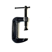 Pince en G robuste en acier au carbone de qualité industrielle avec poignée en bois pour le travail du bois et la sculpture sur pierre, OEM/ODM disponible