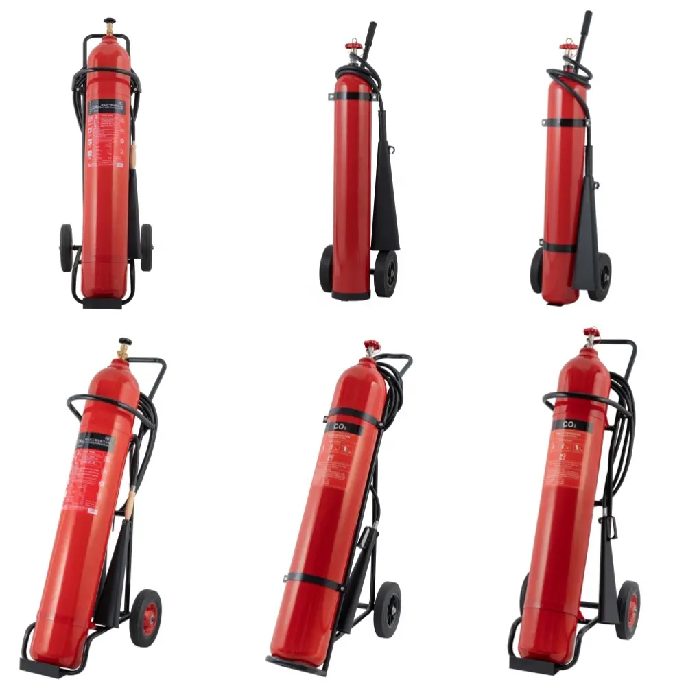 Carrello estintore CO2 da 22kg