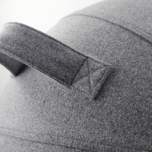 Zhensheng nhà máy sinh thái thân thiện cảm thấy vải văn phòng nhà tập thể dục bóng tư thế trở lại giảm đau yoga bóng ngồi với bìa - Product Image 2