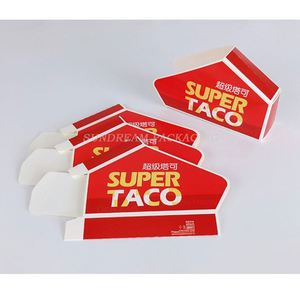 Caja de Papel para Tacos Desechable con Logotipo Personalizado, con Recetas, para Fiestas, Restaurantes, para Llevar - Product Image 5