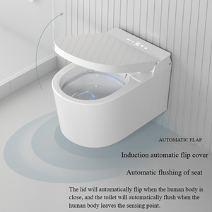 Inodoro inteligente suspendido de <span class=keywords><strong>alta</strong></span> calidad <span class=keywords><strong>con</strong></span> <span class=keywords><strong>cisterna</strong></span> oculta, sin tanque, para baño - Product Image 2