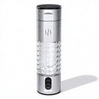 290ML Wasserstoffreiche Wasserflasche Nano-Wasserstoff-Wassergenerator Batteriebetrieben für Auto und Wohnmobil Edelstahl-Elektrolyse-Ionisierer