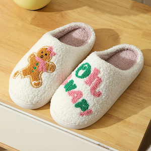 Wholesale New Slides Halloween Home Warm Custom <strong>Slippers</strong> Christmas <strong>Novelty</strong> <strong>Slippers</strong> Cute Skull <strong>Slippers</strong> for Women - Product Image 4