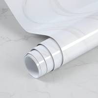 Papier peint en vinyle PVC imperméable géométrique moderne auto-adhésif pour salle de bain et cuisine, amovible, facile à coller, bricolage