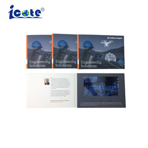Tarjeta de vídeo personalizada, regalo Lcd con gran memoria, pantalla Ips, libro de vídeo para folleto de vídeo - Product Image 4