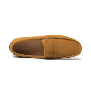 Groothandel Kameel Bruine Loafers Schoenen Mannen Designer Koe Lederen Merk Kantoorschoenen Mannen Hoge Kwaliteit Jurk Schoenen - Product Image 3