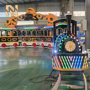 Tren Eléctrico Premium de Acero para 24 Personas - Trenes para Parques de Atracciones y Centros Comerciales con Alcance de 40 km para Uso en Exteriores - Product Image 2