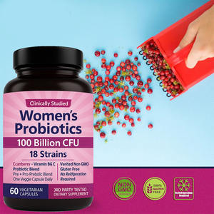 プロバイオティクス・プレバイオティクスカプセル 60カプセル 大人用 食品グレード認証 OEM対応 24ヶ月の保存期限 女性の健康 カスタマイズ可能 - Product Image 4