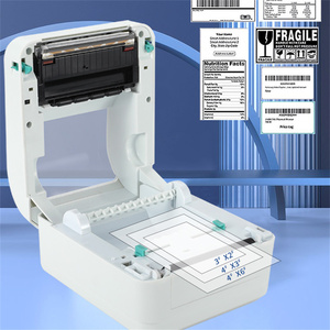 4 Inch Thermal Label <b>Printer</b> Desktop Barcode Sticker <b>Printer</b> for Shipping <b>Receipt</b> Printing - Product Image 2