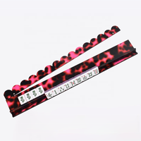 Rak Mahjong Akrilik Motif Cangkang Kura-kura dengan Penggeser Magnetik, Set Rak Mahjong Lucite Mewah Isi 4