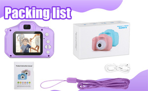 Divertida Mini Cámara Infantil con Fundas de Silicona, Cámara Digital HD 1080P, Cámara de Video con Proyección para Niños, Regalos de Fotografía para Exteriores - Product Image 6