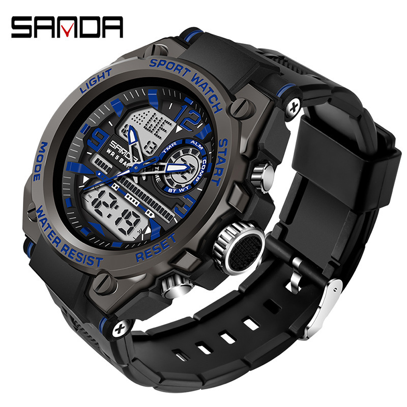 6024 rubber ring-black and blue