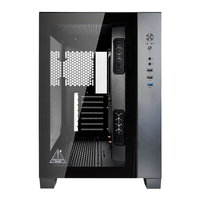 Leadway Mid Tower Gaming PC Case ATX Steel Transparent Side Window RoHS Certified in Stock Computer Towers