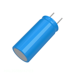 Condensador de Aluminio MAL203861471E3 del Fabricante, 470uF 20% 50V, Tipo RADIAL TH, Montaje a Través de Orificio - Product Image 1