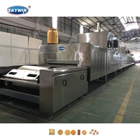 Skywin personnalisé hybride/gaz/électrique/Diesel Commercial Biscuit Cookie four de cuisson Tunnel four pour Biscuit faisant la ligne de Machine