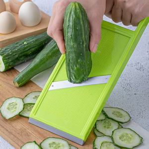 Vente chaude Portable En Acier Inoxydable Légumes Pomme De Terre Trancheuse Écologique Multi-Fonctionnel Cutter Cuisine Outil Fruits Légumes - Product Image 1