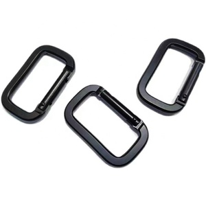 Moschettone rettangolare con fibbia ad anello quadrato in alluminio per borsa da campeggio fibbia da appendere 50mm marina Kayak <span class=keywords><strong>barca</strong></span> - Product Image 4