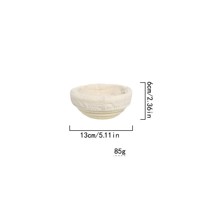 White-Round 13*6cm with cloth cover