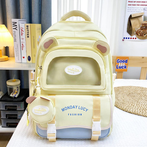 Nueva Venta caliente Kawaii Girls Mochila impermeable Cierre de cremallera Estilo de moda para estudiantes escolares Bolsas de libros de dibujos animados - Product Image 4