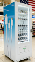 Distributeur automatique de codes QR pour les batteries externes et les chargeurs de téléphone, les étuis de téléphone, distributeur automatique de produits de petite taille