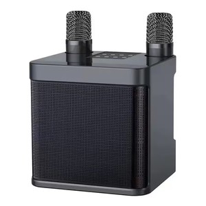 Mini haut-parleur karaoké avec micro, haut-parleur Bluetooth avec microphone, ensemble karaoké double micro, haut-parleur domestique - Product Image 1