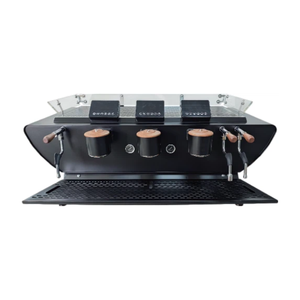 Máquina de Espresso Comercial de Triple Cabezal con Pantalla Táctil LED, Caldera de Acero Inoxidable, Operación Semiautomática, Personalizable de 4 Grupos - Product Image 2