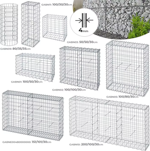 Gabion en treillis métallique galvanisé Gabion décoratif pour mur <span class=keywords><strong>de</strong></span> soutènement Plate-forme <span class=keywords><strong>de</strong></span> <span class=keywords><strong>jardin</strong></span> Clôture Gabion en treillis soudé vendu en <span class=keywords><strong>France</strong></span> - Product Image 2