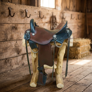 Accesorios de equitación: Brida de caballo de cuero y madera de bambú, impermeable, resistente, con diseños personalizados, estilo inglés, para manualidades. - Product Image 1