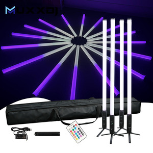 Muxxdj chuyên nghiệp DJ đèn 360 Pin ống không dây lên ánh sáng rgbwa 5in1 <span class=keywords><strong>LED</strong></span> <span class=keywords><strong>DMX</strong></span> <span class=keywords><strong>pixel</strong></span> Sticks ánh sáng cho sân khấu đám cưới - Product Image 1