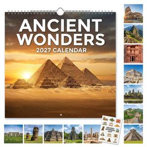 Large 2027 Office Historical Scenery Relics Calendar <strong>Custom</strong> Printing Service <strong>Wall</strong> Calendar - Product Image 4