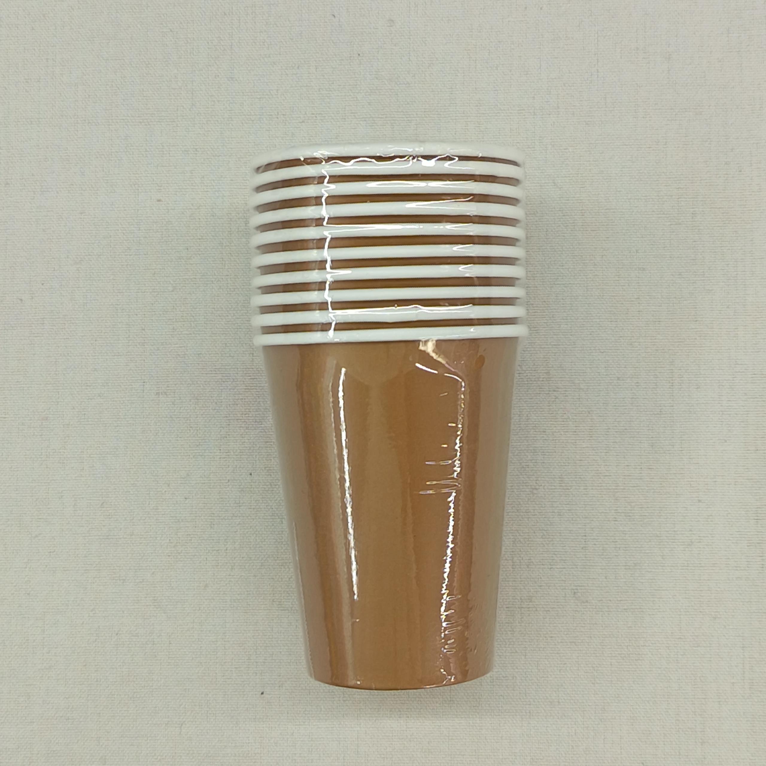 Taza de oro de 9 oz * 10 piezas