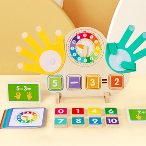 Creative Educational Wooden Clock for Preschool Kids Montessori Logic Puzzle Set for Early Learning Home Finger Math Toy - Product Image 6