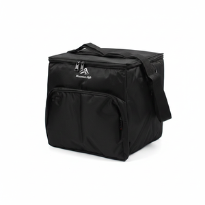 24 pz/CS Borsa Termica Eco-Friendly 28x23x28 cm in Poliestere Oxford Resistente con Chiusura a Cerniera Portatile per Alimenti da Esterno in PEVA - Product Image 4