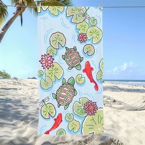 Toalla de Playa y Ducha Rectangular Personalizada, Suave, Cómoda, Duradera y de Secado Rápido para Viajes - Product Image 4