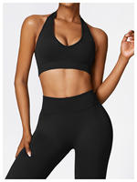 XINXU Sexy Yoga Rose Gilet Lisse V-cou En Plein Air Jogging Beau Dos Yoga Gym Soutien-Gorge