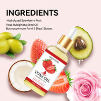 Huile nourrissante pour le corps naturelle à l'huile de ricin, de jojoba et de noix de coco, parfum fraise, douce, apaisante, adoucissante, pour peaux sensibles, 30 ml