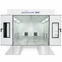 Cabina de Pintura en Aerosol para SUV con Panel Sándwich EPS Semi Downdraft Infrarrojo con Calefacción Eléctrica Certificada por MOT, SDLONXIANG LXD3, Certificación CE