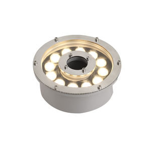 ไฟน้ำพุอลูมิเนียม <span class=keywords><strong>LED</strong></span> RGB IP68 12W 24V กันน้ำ สำหรับสระน้ำและไฟน้ำตก - Product Image 1