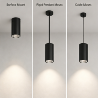 Luminaires suspendus carrés modernes à LED COB miniatures homologués ETL, AC120V, hauteur réglable, en aluminium, avec variateur d'intensité et télécommande, pour cuisine et salle à manger